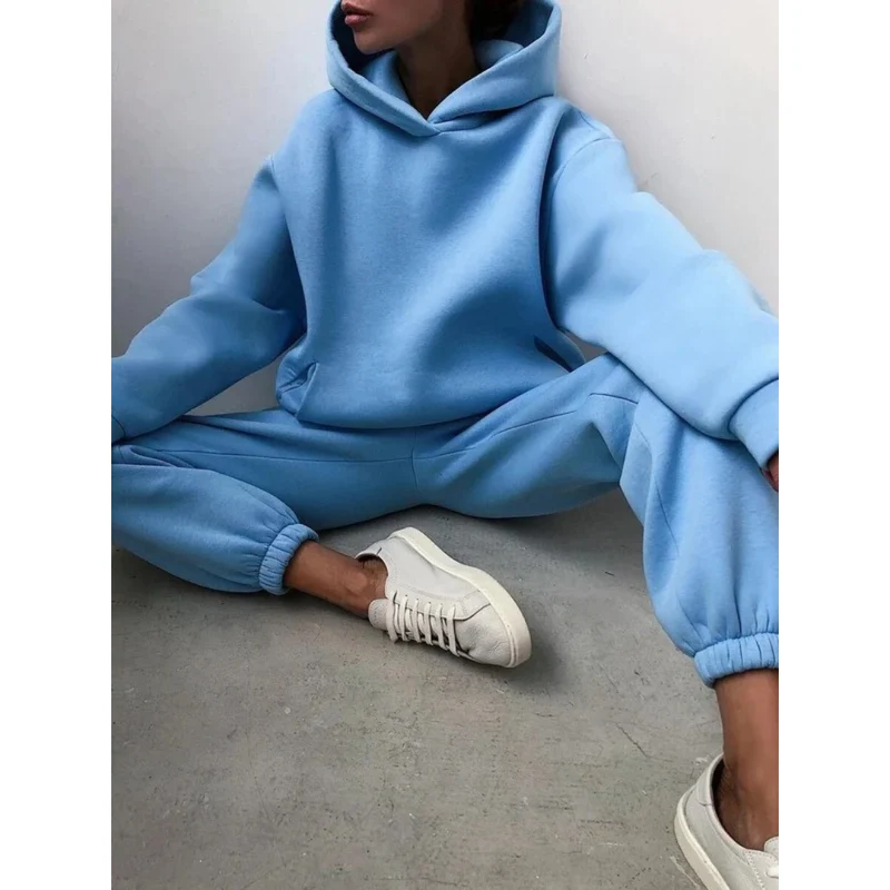 Veronika | Damen Jogginganzug mit Hoodie und Jogginghose, Zweiteiler