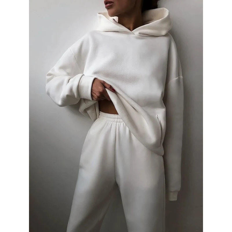 Veronika | Damen Jogginganzug mit Hoodie und Jogginghose, Zweiteiler
