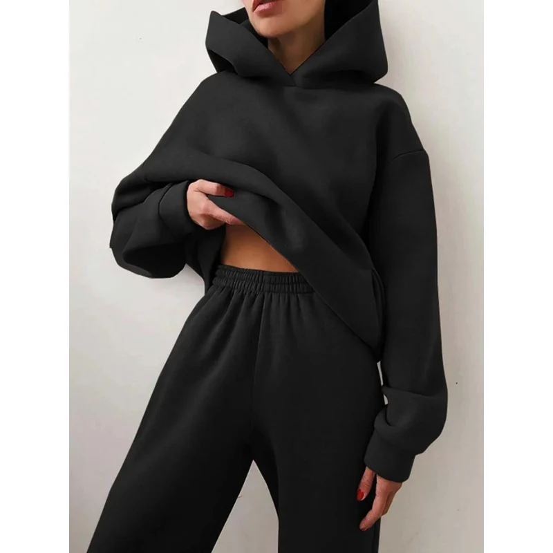 Veronika | Damen Jogginganzug mit Hoodie und Jogginghose, Zweiteiler