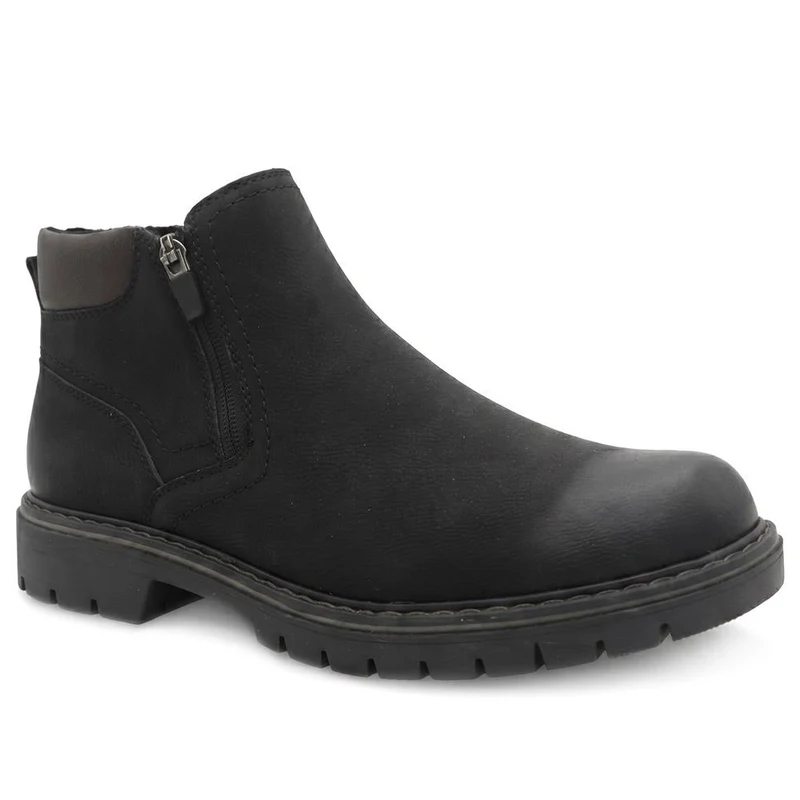 Chunky Sole Zip Fasten Boots - GANG44009 / 329 931 - Black