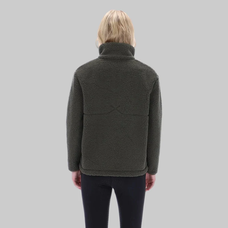Hunter Damen Tiorga Borg-Fleecejacke mit 1/4-Reißverschluss | Kambaba