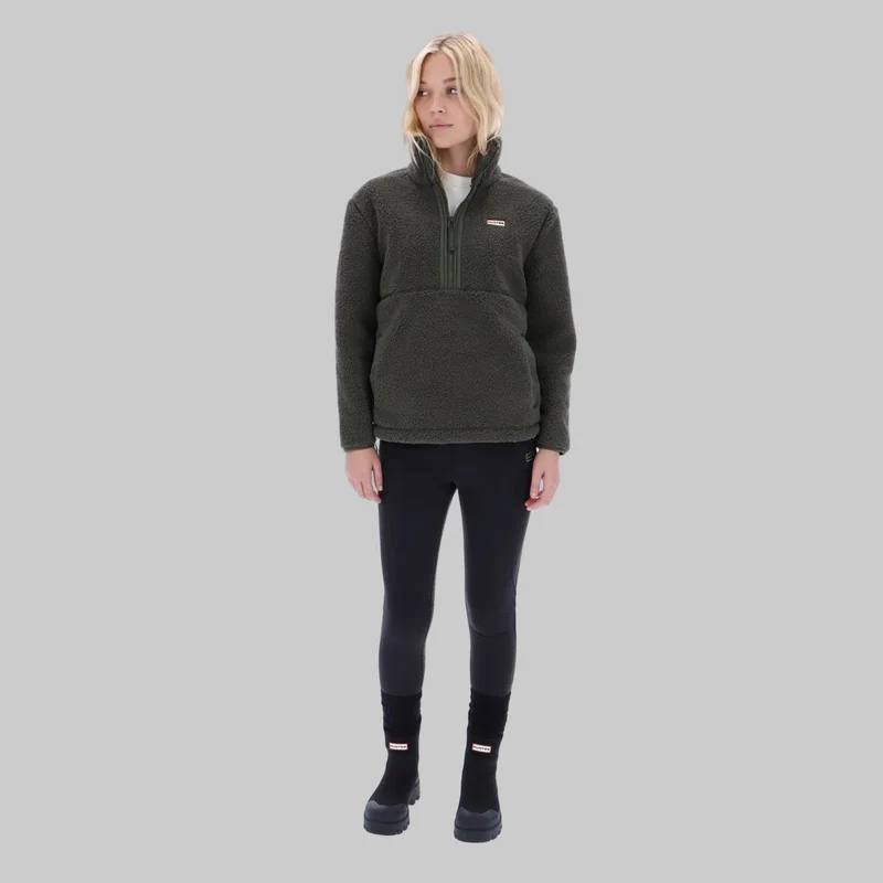 Hunter Damen Tiorga Borg-Fleecejacke mit 1/4-Reißverschluss | Kambaba