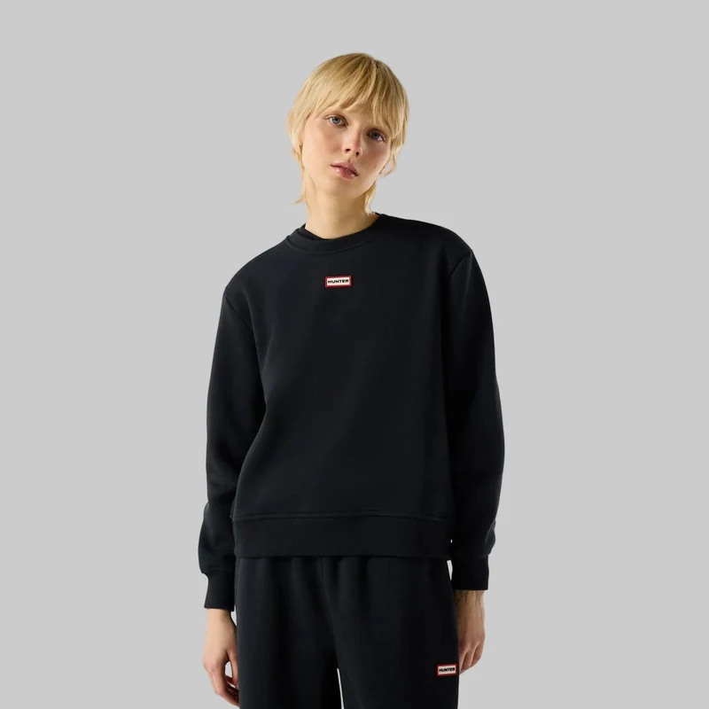 Hunter Damen-Sweatshirt von Red Label Essentials | Schwarz