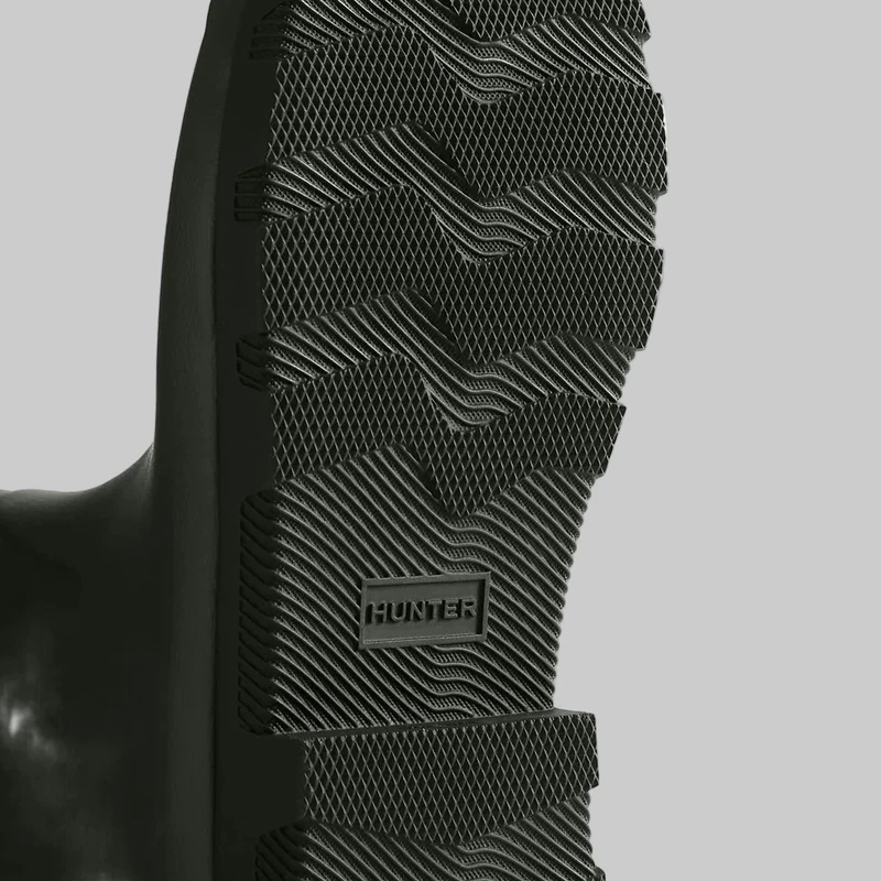 Hunter Damen-Stiefel „Field Downpour“ mit verstellbarem Verschluss | Dunkeloliv
