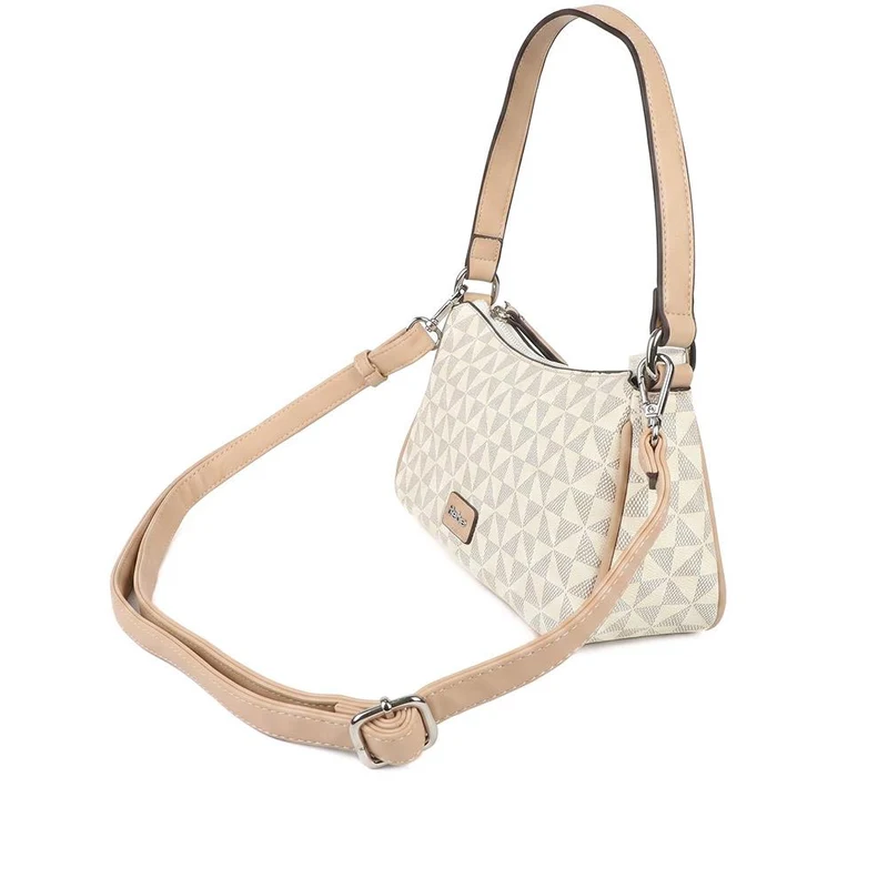 Gabor Zip Close Handbag - GABC44038 / 330 507 - Beige Multi