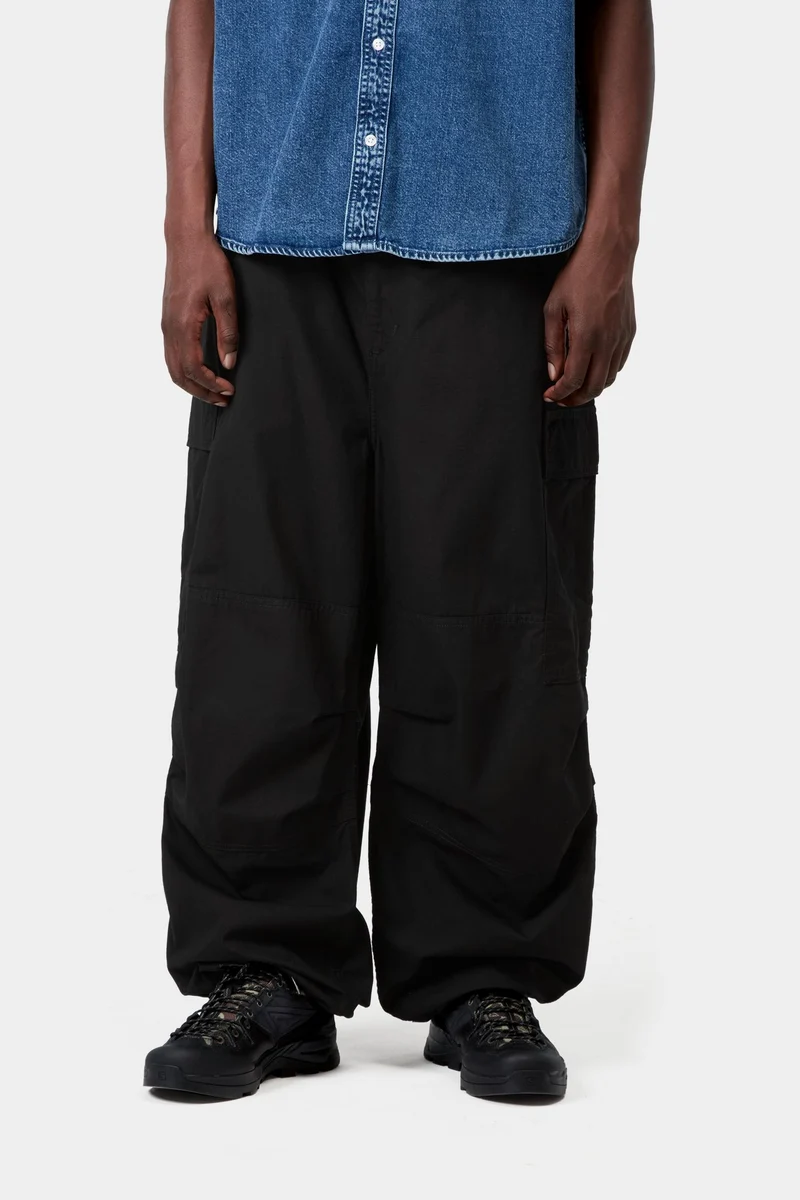 Carhartt WIP Herren Jet Cargo Hose | Schwarz gespült