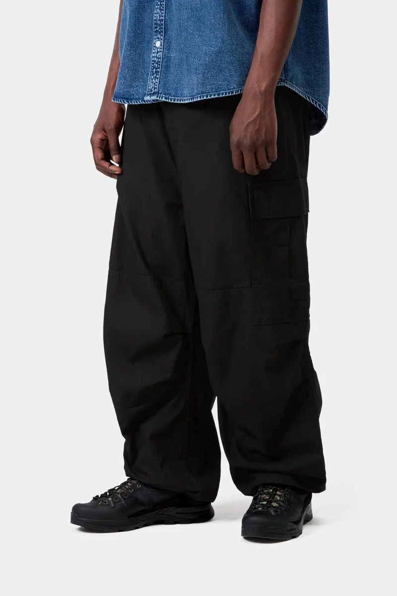 Carhartt WIP Herren Jet Cargo Hose | Schwarz gespült