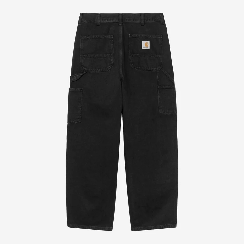 Carhartt WIP Herren OG Double Knee Hose | Schwarz Stone Washed