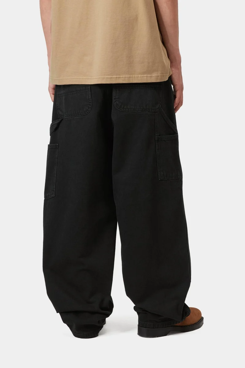 Carhartt WIP Herren OG Double Knee Hose | Schwarz Stone Washed