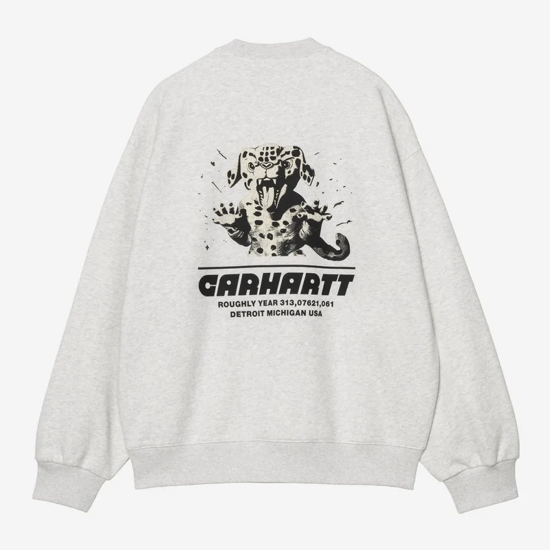 Carhartt WIP Wiptopia Herren-Sweatshirt | Aschgrau meliert
