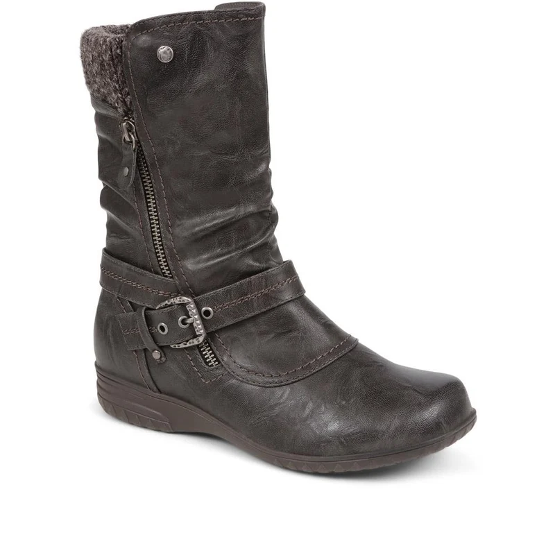 Slouch Calf Boots - WBINS38154 / 324 703 - Grey