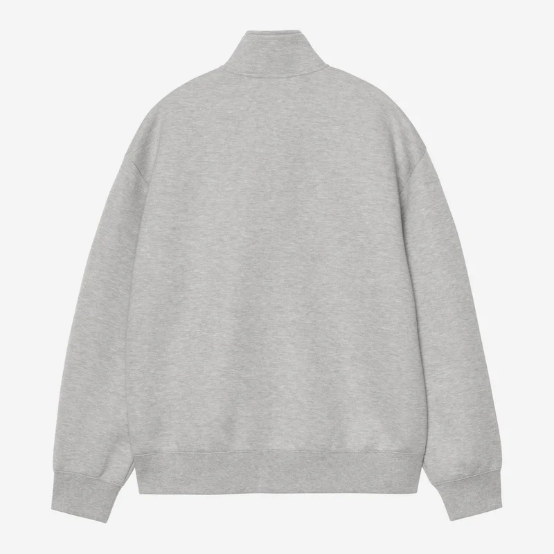 Carhartt WIP Alda Herren-Sweatjacke mit Reißverschluss | Grau meliert
