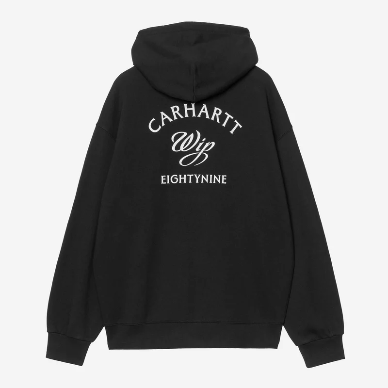 Carhartt WIP Eightynine Herren-Sweatjacke mit Kapuze | Schwarz