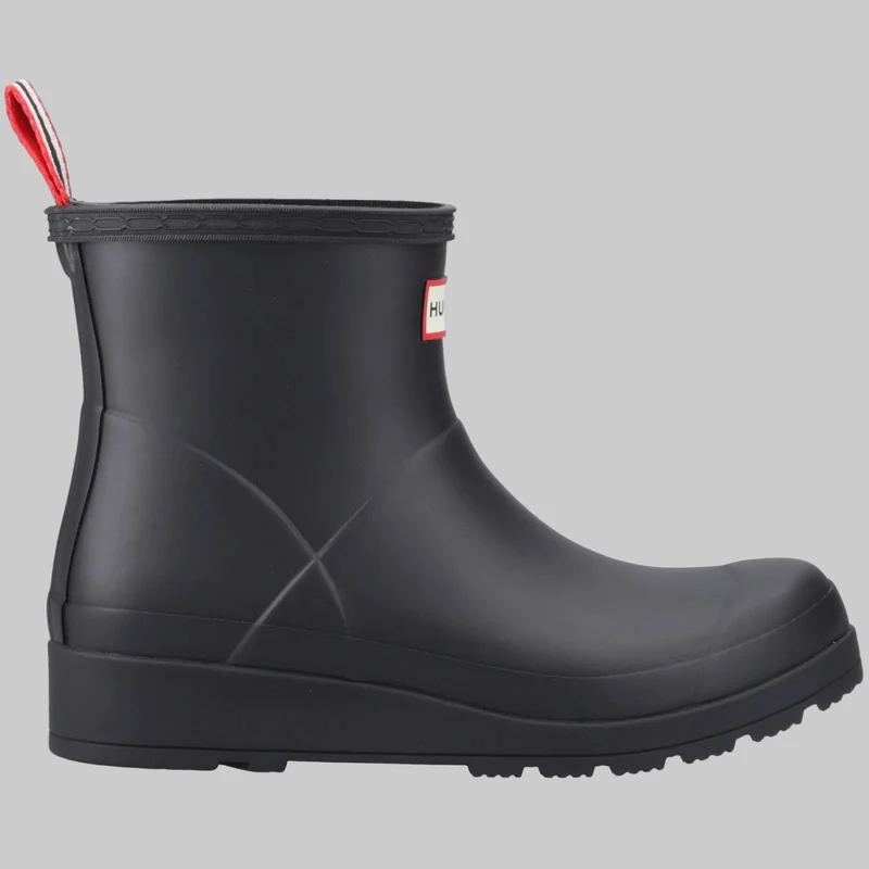 Hunter Original Play Damen-Kurzstiefel | Schwarz