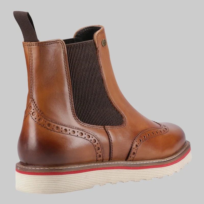Hunter Orkney Brogue-Herrenstiefel | Hellbraun