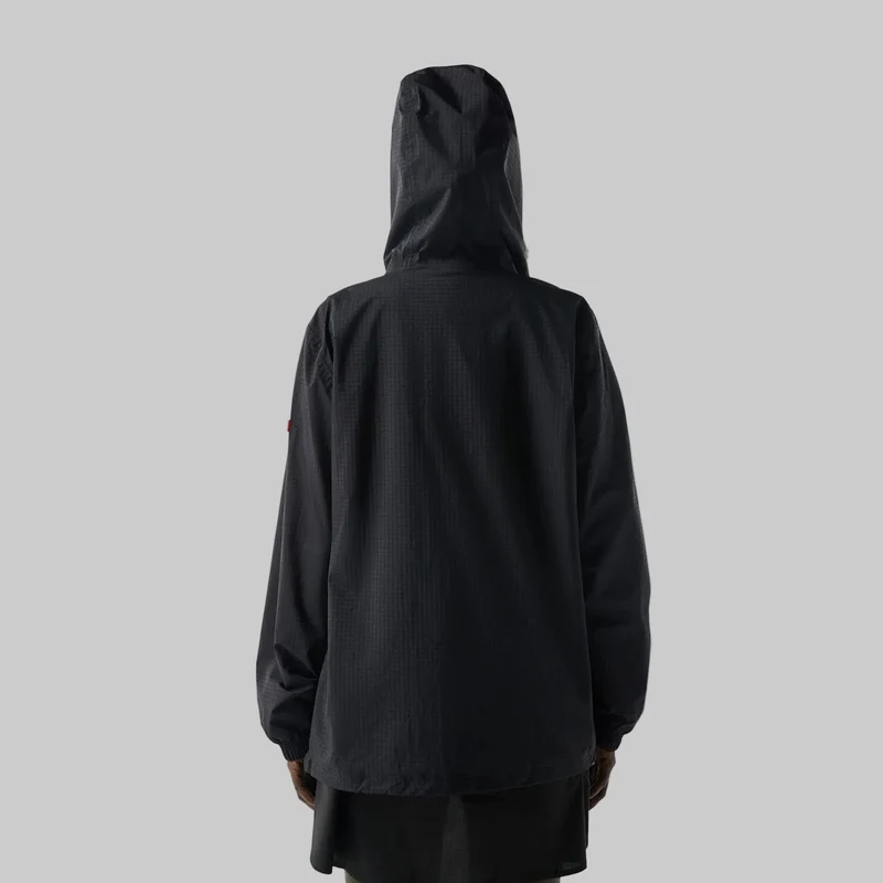 Hunter Unisex-Regenjacke, faltbar | Schwarz