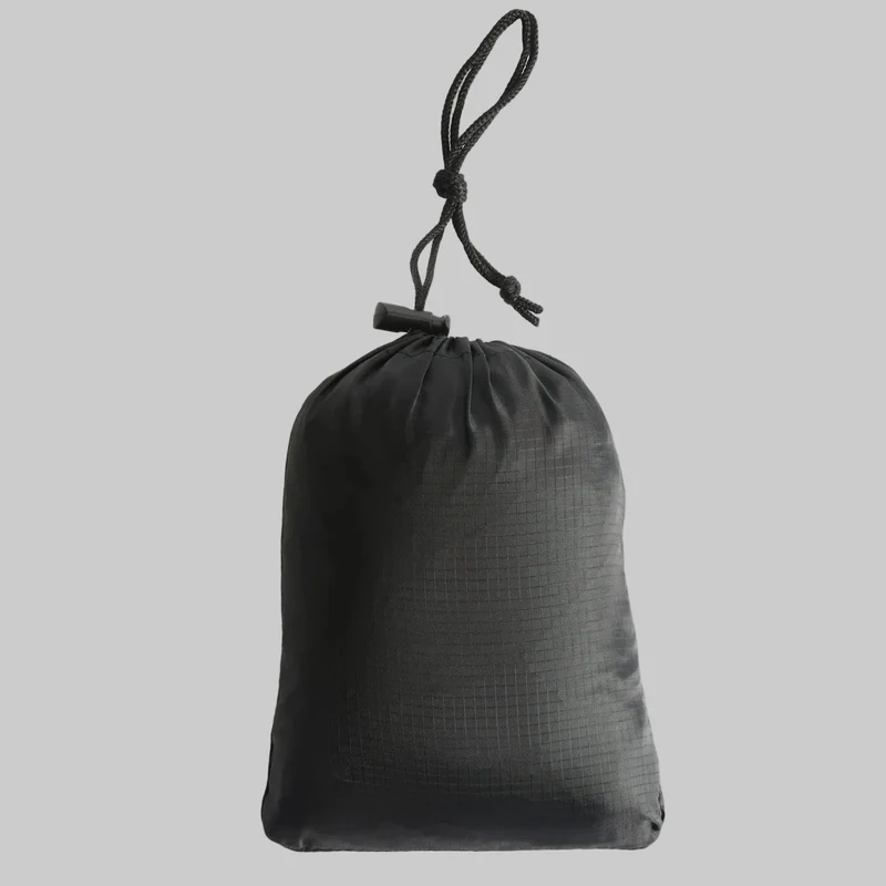 Hunter Unisex-Faltponcho | Schwarz