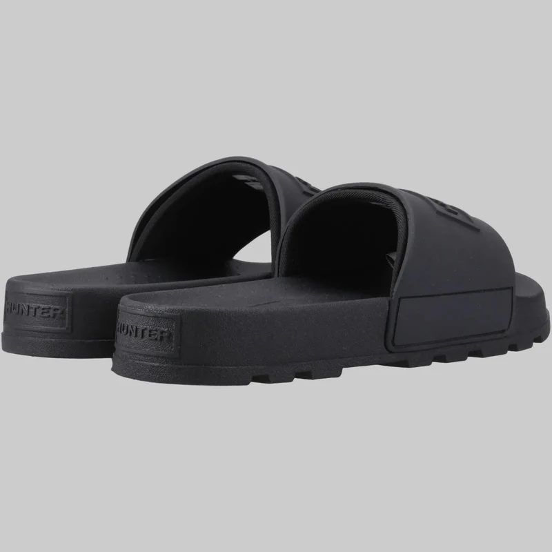 Hunter Unisex-Sandalen mit Kernprägung | Schwarz