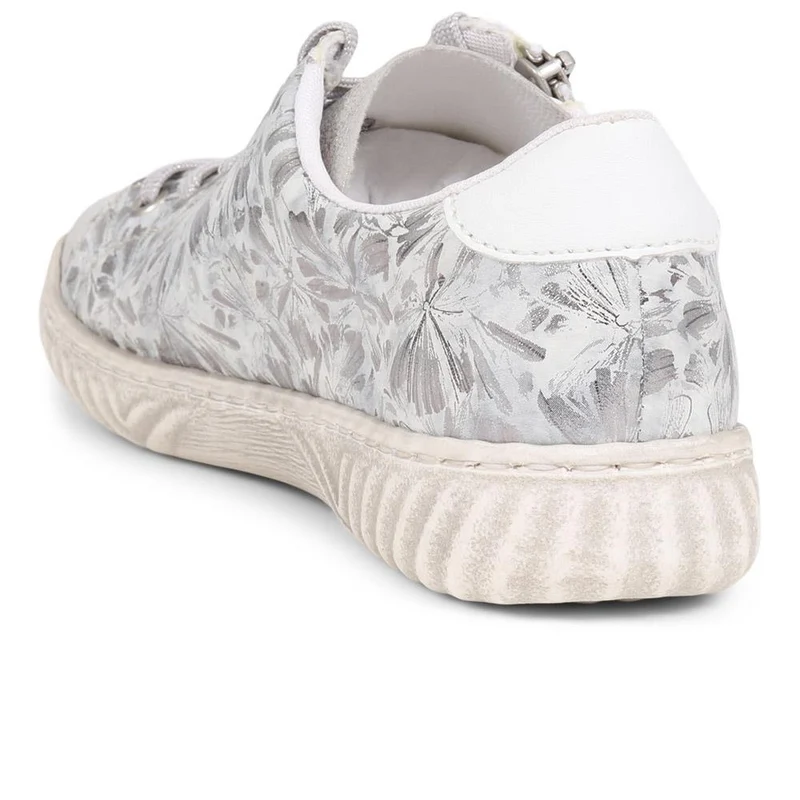 Leather Lace-Up Trainers - RKR39507 / 324 850 - Beige