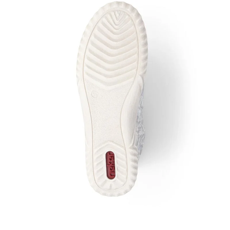 Leather Lace-Up Trainers - RKR39507 / 324 850 - Beige