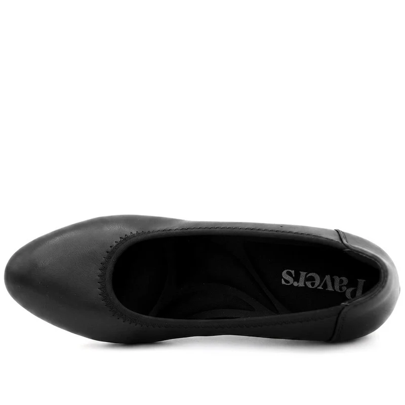 Smart Wedge Heel Court Shoes - SANYI44010 / 329 823 - Black