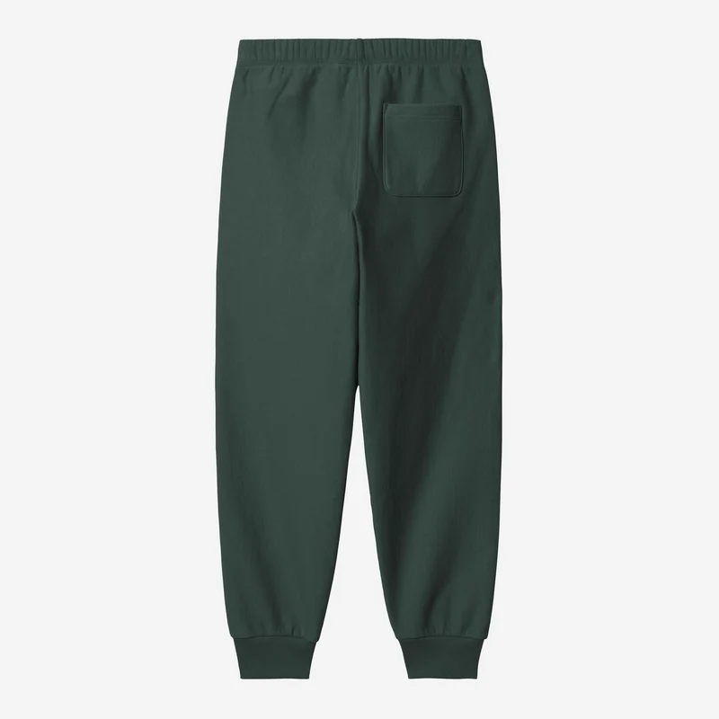 Carhartt WIP Herren American Script Jogginghose | Grün