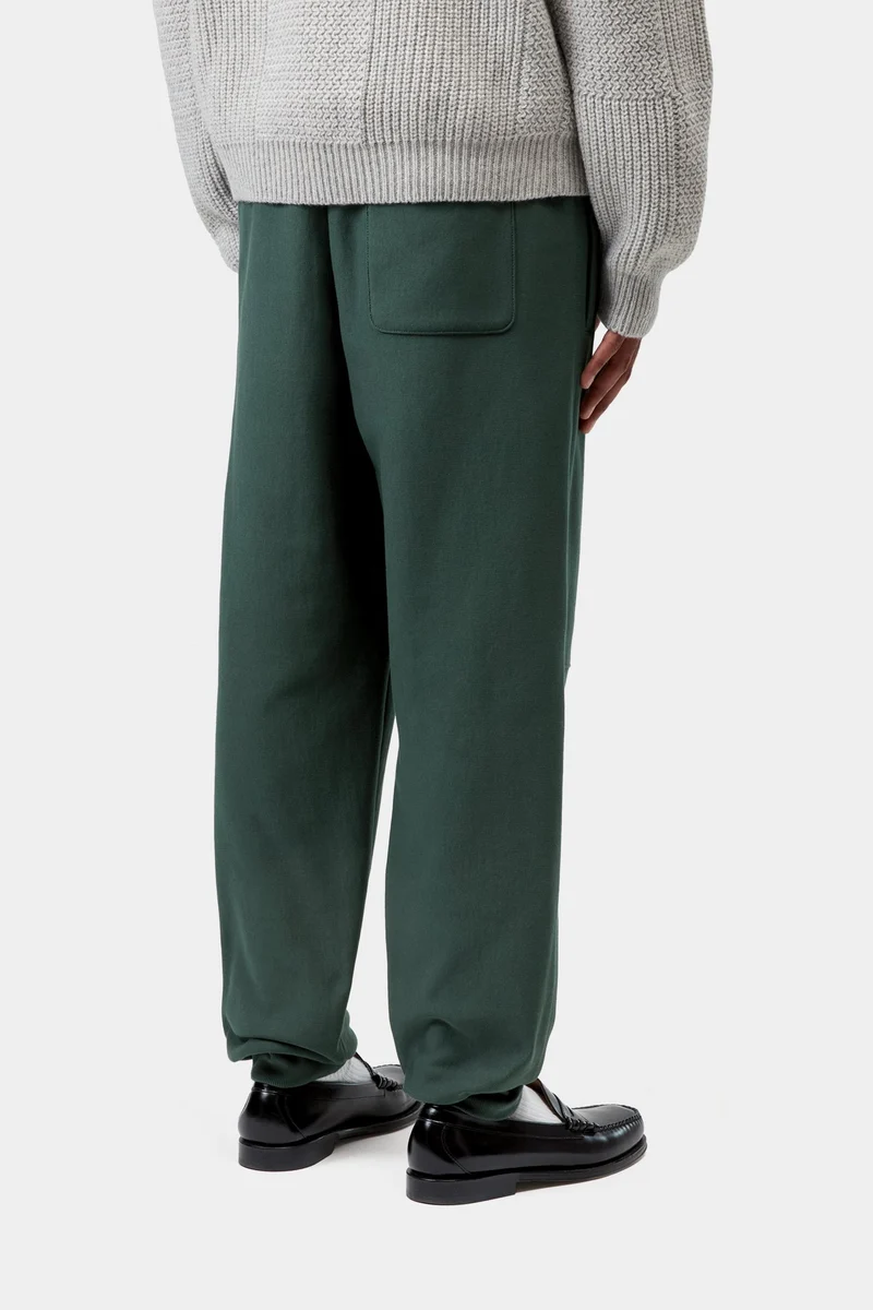 Carhartt WIP Herren American Script Jogginghose | Grün