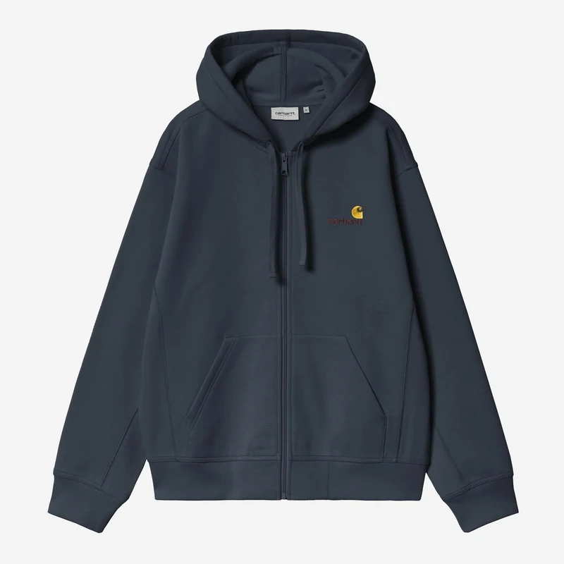 Carhartt WIP Herren mit Kapuze American Script Jacke | Tiefe Nacht