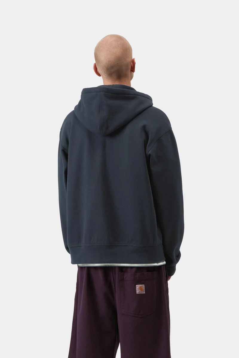 Carhartt WIP Herren mit Kapuze American Script Jacke | Tiefe Nacht