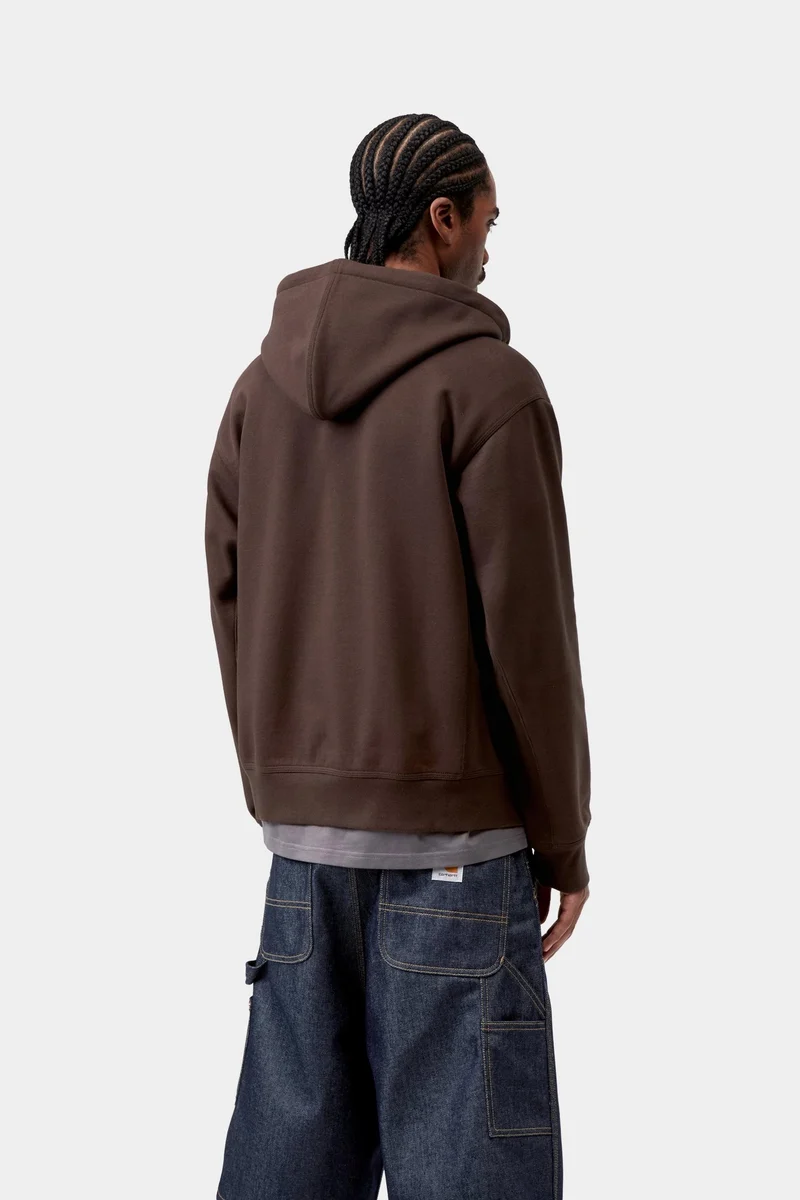 Carhartt WIP Herren mit Kapuze American Script Jacke | Palisander