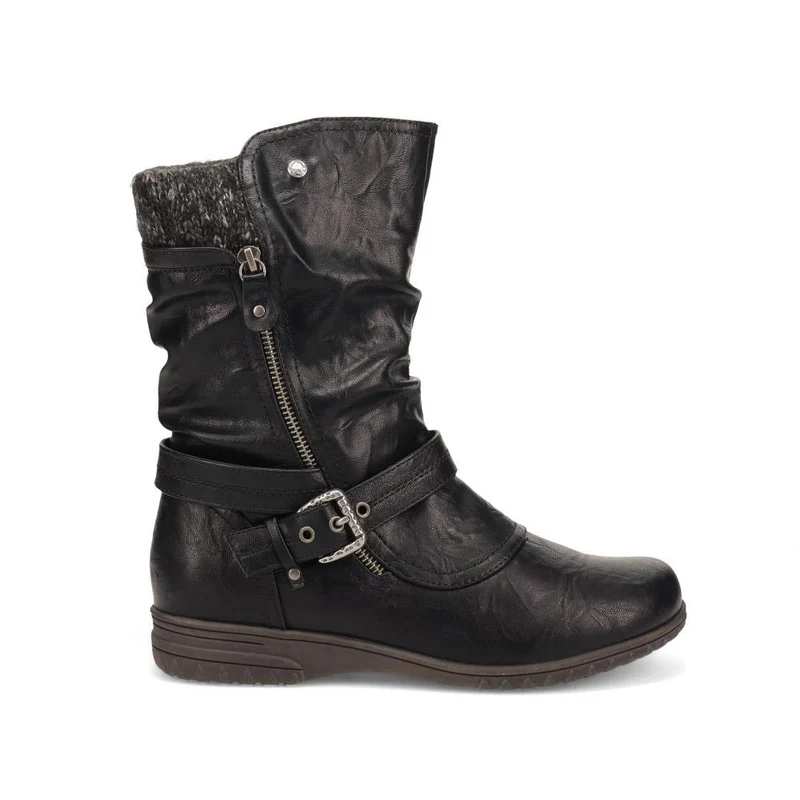 Slouch Calf Boots - WBINS38154 / 324 703 - Black