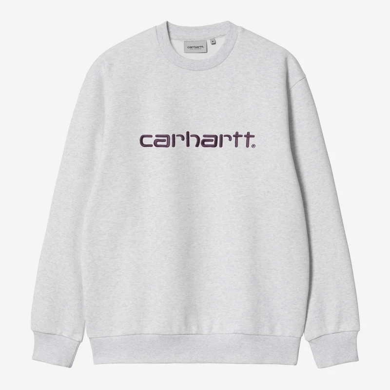 Carhartt WIP Herren Carhartt Sweatshirt | Ash Heather Cozy Purple