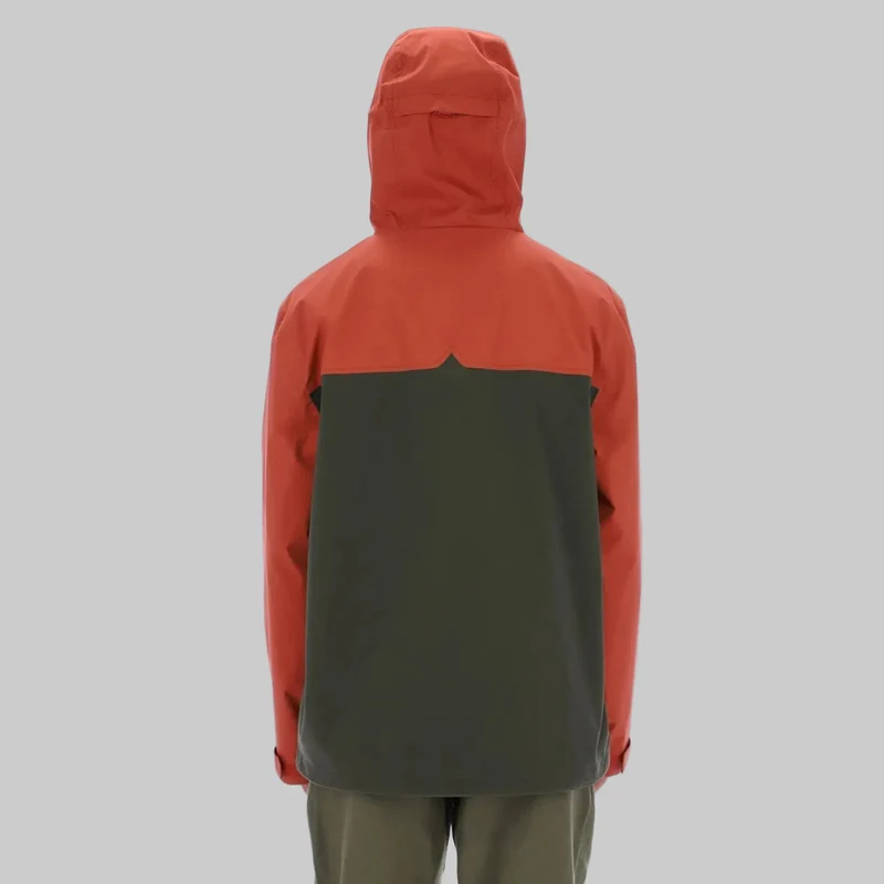 Hunter Original Herren-Block-Regenjacke | Kambaba in der Farbe Burnt Brick