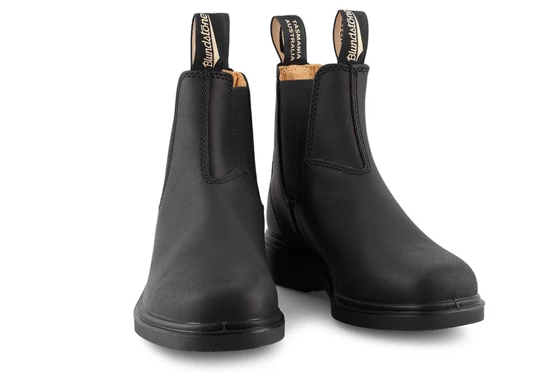 Blundstone Unisex 068 Dress Series Vollnarbenleder gefüttert Chelsea Stiefel | Schwarz