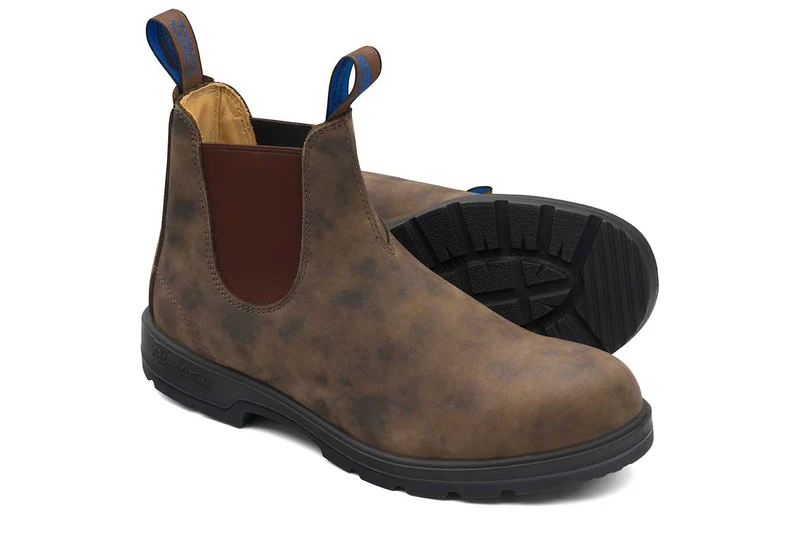 Blundstone Unisex 584 Thermal Series Vollnarbenleder Chelsea Stiefel | Rustikales Braun