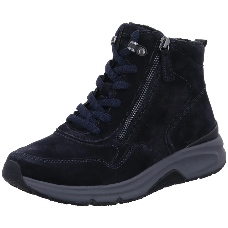 Gabor Stiefelette Rollingsoft blau