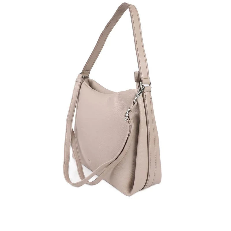 Gabor Zip Fasten Handbag W/ Adjustable Strap - GABC44046 / 330 512 - Taupe