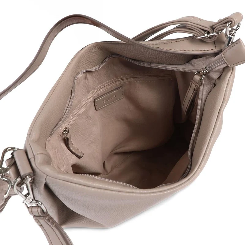 Gabor Zip Fasten Handbag W/ Adjustable Strap - GABC44046 / 330 512 - Taupe