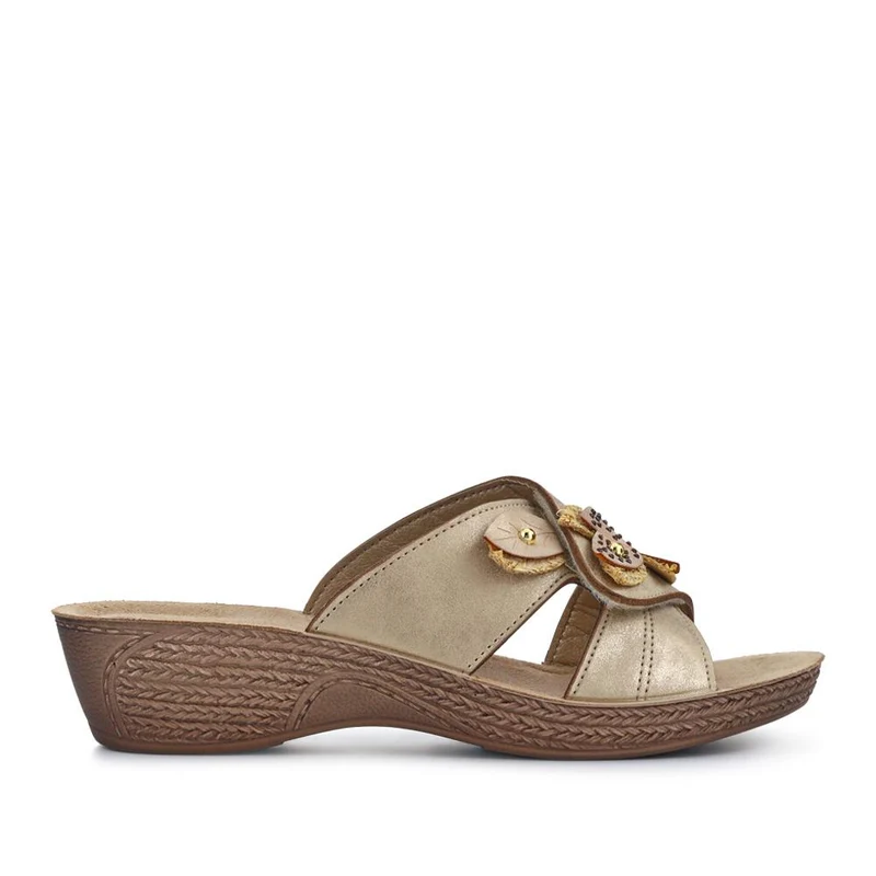 Adjustable Extra-Cushioned Sandals - INB41021 / 327 505 - Beige