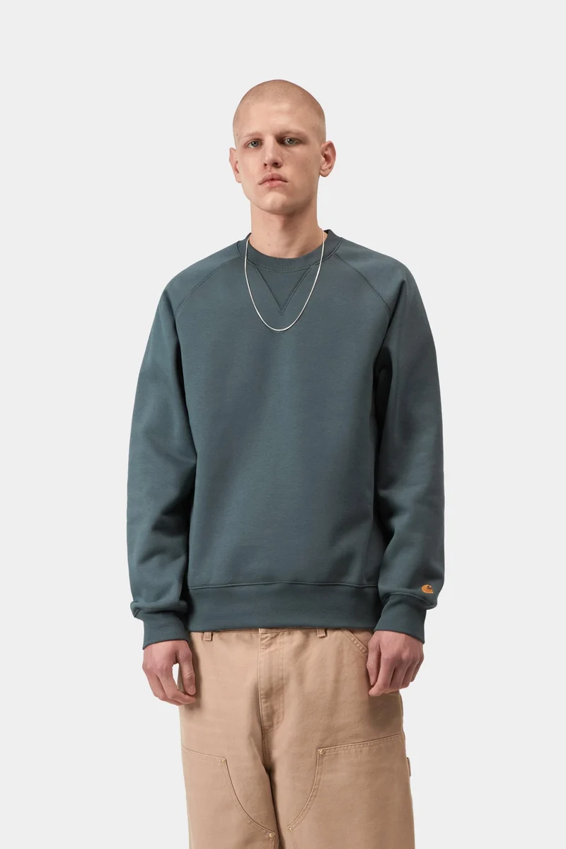 Carhartt WIP Chase Herren-Sweatshirt | Gemütliches Blau