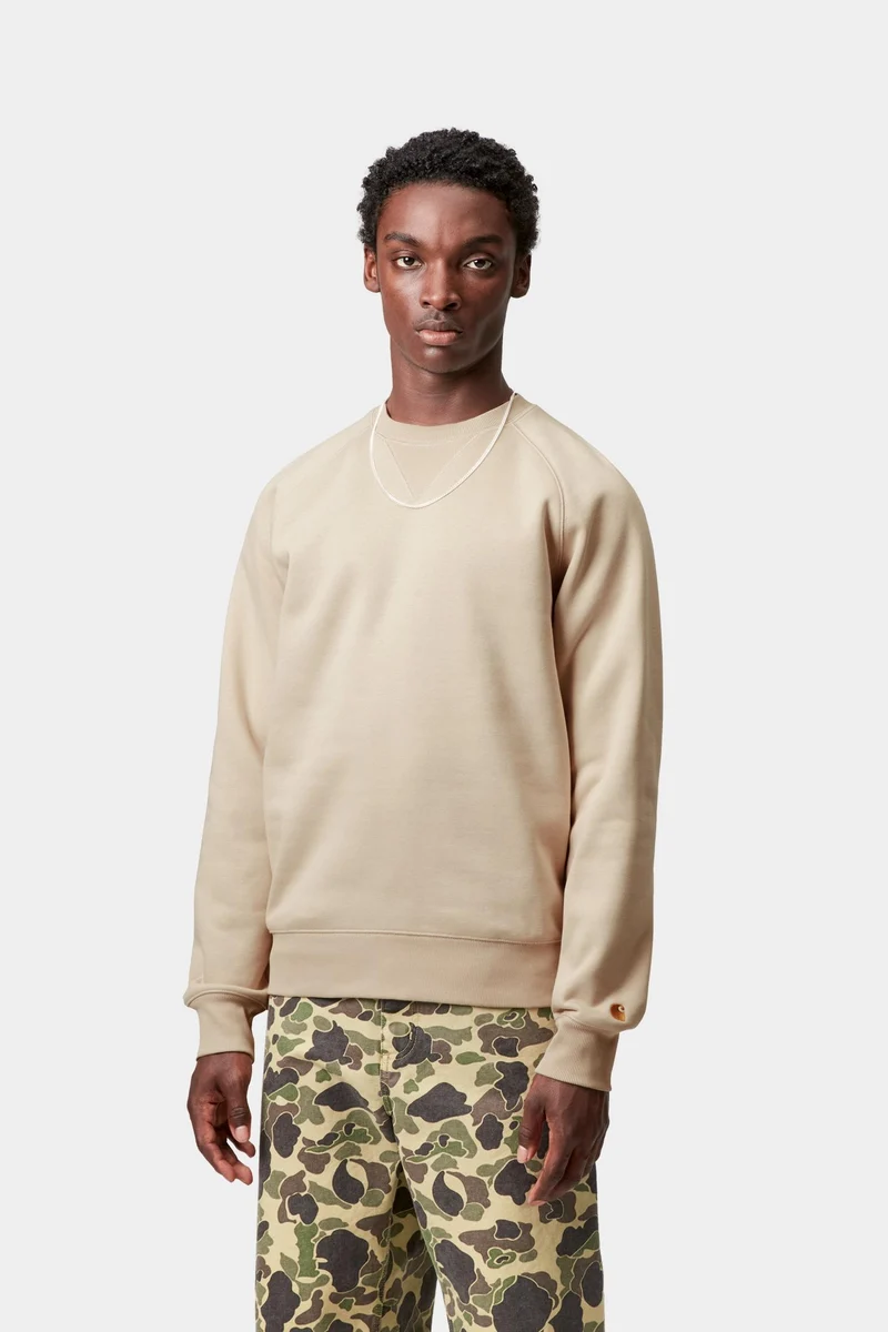 Carhartt WIP Herren Chase Sweatshirt | Fleur De Sel