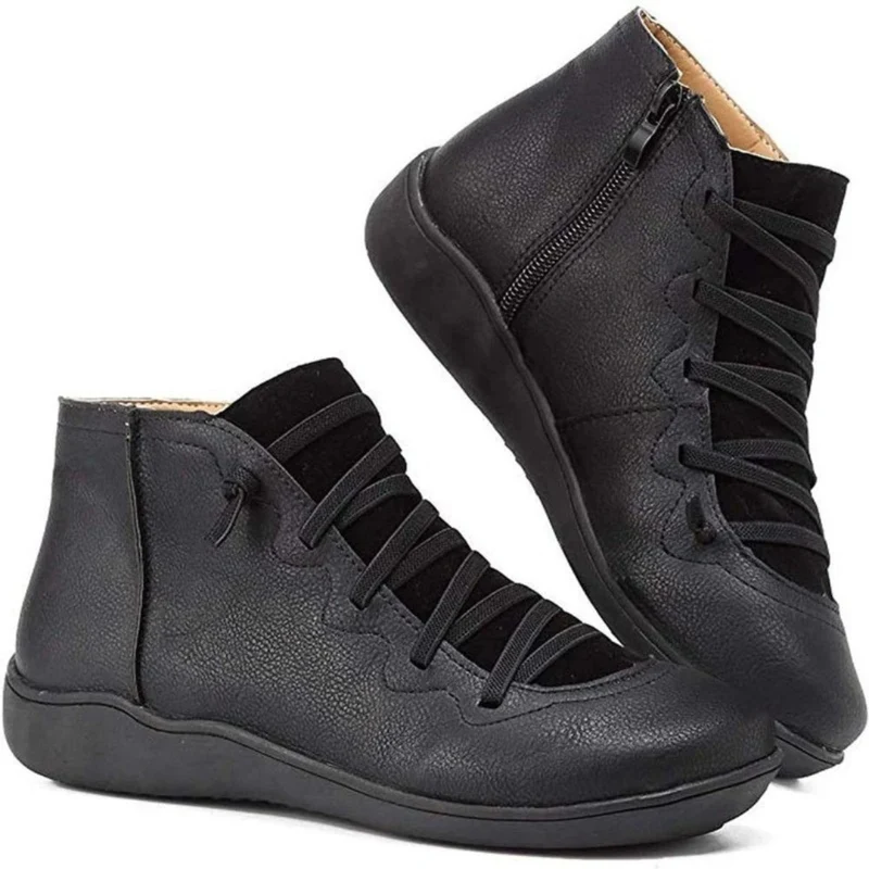 Marissa | Damen Orthopädische Stiefeletten mit Reißverschluss und Freizeit Design