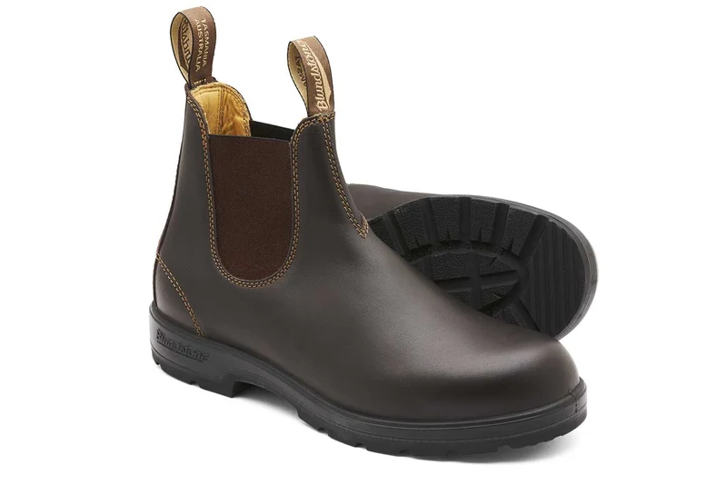 Blundstone Unisex 550 Classics Vollnarbenleder Chelsea Stiefel | Walnuss