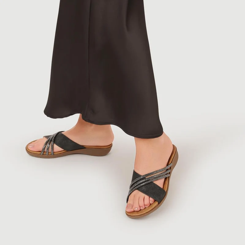 Flat-Soled Mules - BAIZH41017 / 327 102 - Black