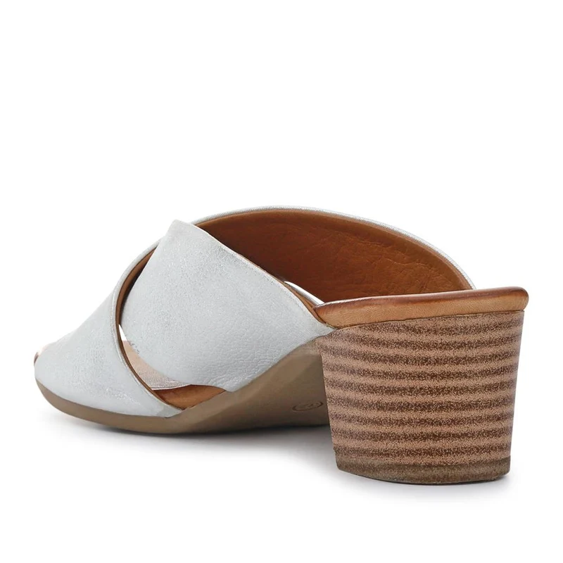 Smart Leather Mules - BELMET41004 / 327 230 - White