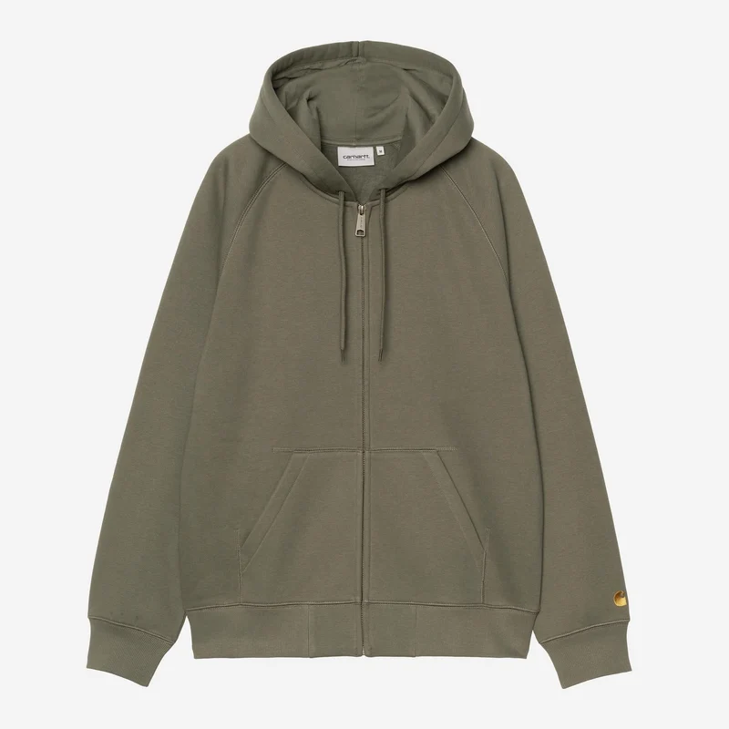 Carhartt WIP Chase Herren-Kapuzenjacke mit Reißverschluss | Leaf