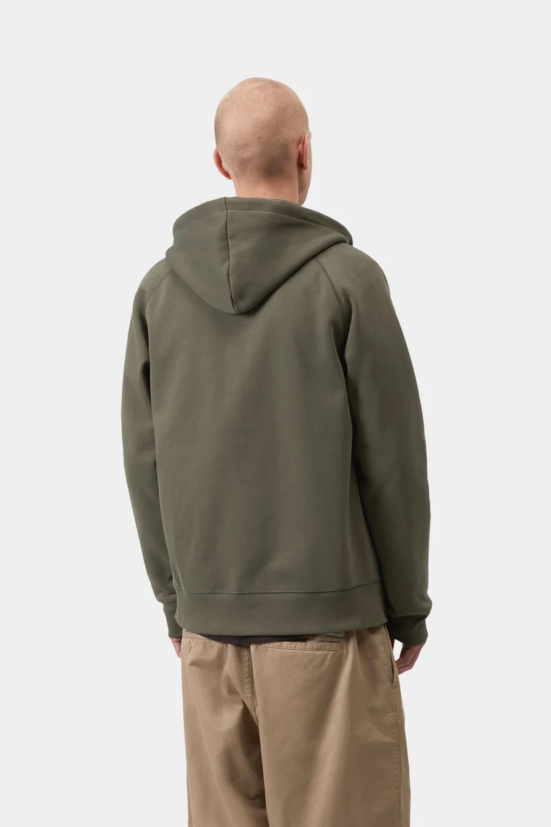 Carhartt WIP Chase Herren-Kapuzenjacke mit Reißverschluss | Leaf