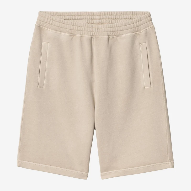 Carhartt WIP Nelson Sweatshorts für Herren | Fleur de Sel, stückgefärbt