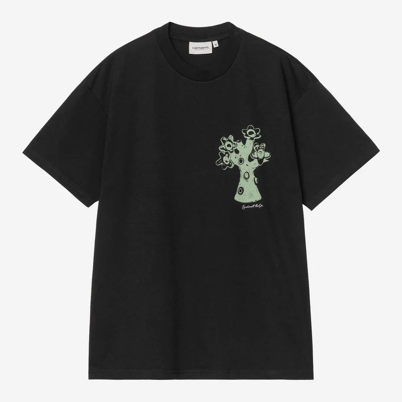 Carhartt WIP Herren-T-Shirt von Forma | Schwarz, Heavy Stone Wash