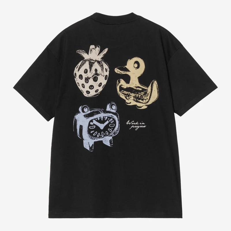 Carhartt WIP Herren-T-Shirt von Forma | Schwarz, Heavy Stone Wash
